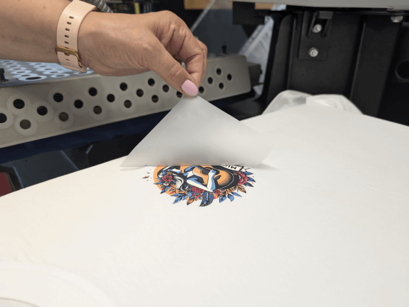 Supprimer le film DTF